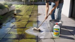 Rutschige Terrasse? Warum Spüli statt Essig der bessere Trick ist