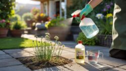 Spülmittel statt Essig: Dieser Küchen-Trick lässt Unkraut schnell vertrocknen